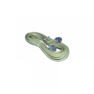 CAVO TELEFONO 2X6P4C BIANCO 3MT