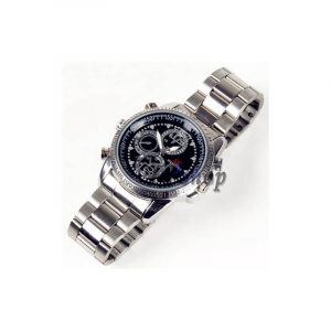 OROLOGIO SPIA SPY CON CAMERA FOTOCAMERA FOTO E VIDEO 4GB ACCIAIO CAVO USB