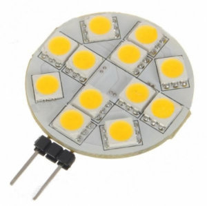 LAMPADA LED 12 SMD 5050 G4 12V AC - LUCE FREDDA