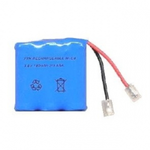 BATTERIA RICARICABILE NI-CD 3 BATTERIE 3,6 V 180 MAH