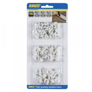 CLIP CAVO CONFEZIONE 100 PEZZI ASSORTITI KINZO