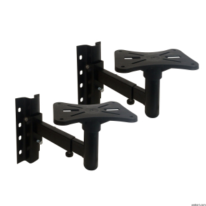 COPPIA SUPPORTI DA PARETE PER CASSE ACUSTICHE MAX 35KG