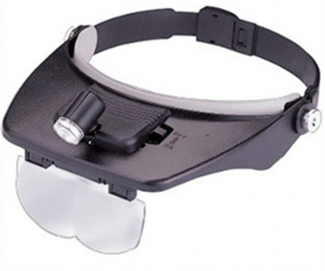 LENTE DI INGRANDIMENTO "A VISIERA" CON ILLUMINAZIONE LED