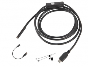 TELECAMERA ENDOSCOPICA MICRO USB TYPE-C CON LUCE LED - 5MT