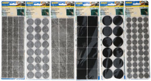 KIT 6 GOMMINI ANTISCIVOLO PER SEDIE FT 12-44PCS