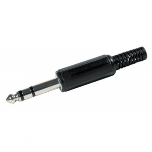 CONNETTORE JACK 6,3MM - MASCHIO - STEREO VOLANTE