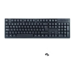TASTIERA WIRELESS QWERTY ITALIANA NERA ELLIETECH