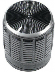 MANOPOLA PLASTICA DIAMETRO 15mm ALTEZZA 17mm - ALBERINO 6mm