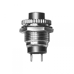 PULSANTE UNIPOLARE N.A. OFF-(ON) 1A-125V NERO ROSSO MIYAMA