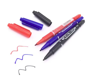 PENNA DOPPIA PUNTA FINE + MEDIA PER PCB ANTI-INCISIONE NERO BLU ROSSO