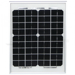 PANNELLO SOLARE FOTOVOLTAICO MONOCRISTALLINO 10W 21,2V 293X378X25mm