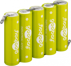 PACCO BATTERIE 5xAA - 2100mAh, nichel-metallo idruro (NiMH), 6V