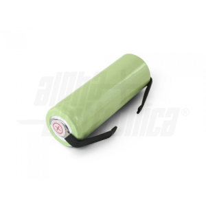 BATTERIA RICARICABILE STILO AA Ni-Mh 1,2V 1000mAh CON LAMELLE
