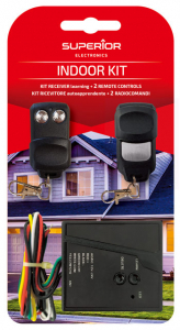 SUPERIOR KIT CENTRALINA CON  RADIOCOMANDO 2 CANALI 433,92 12 12V/24VAC-DC