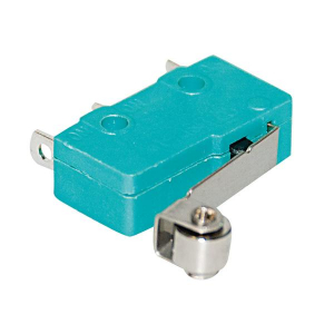 MICROSWITCH CON LEVA E ROTELLA 20X10MM 5A 125/250VAC TERMINALI SALDARE