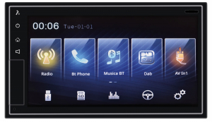 *offerta* PHONOCAR Media Station Apple CarPlay 6.75" senza meccanica