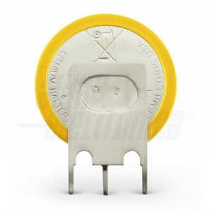 BATTERIA PILA BOTTONE LITIO A SALDARE PCB CR2032 3V 210mA 1 PZ