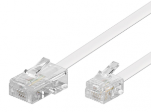 CAVO TELEFONICO MODULARE RJ45>SPINA 4/6 POLI RJ11 6MT