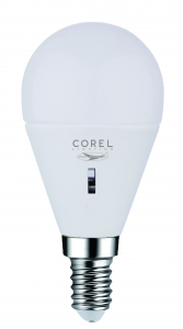 LAMPADINA LED G45 MILKY  SMD CCT REGOLABILE 6W E14 3/4/6K