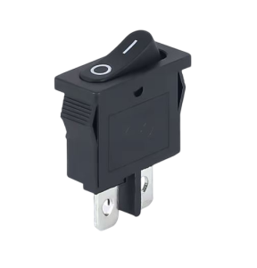 INTERRUTTORE A BILANCIERE 2 FASTON 7X19mm 220V NERO