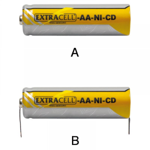 BATTERIA AA NI-CD STILO 1,2V 800mA CON LAMELLE