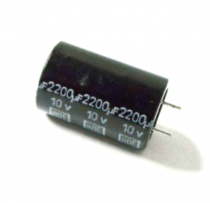Condensatore elettrolitico radiale 2200uF 10V