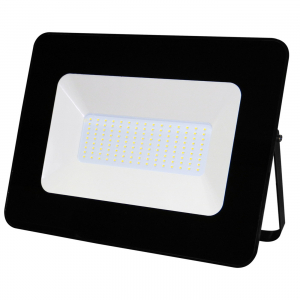 FARO PROIETTORE NERO LUCE FREDDA 6000K 100W 9000LUMEN IP65 120°