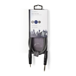 CAVO AUDIO JACK 6,35mm STEREO MASCHIO JACK 3,5mm STEREO MASCHIO 1,5mt NEDIS