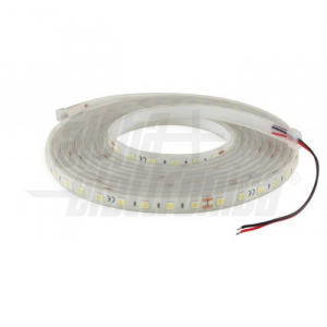 STRISCIA LED 5MT DA ESTERNO IP67 24VDC 14,4W/m 60LED/M 5050 2700K BIANCO CALDO 12mm
