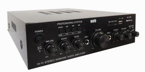 AMPLIFICATORE STEREO 2x100W MAX - AV-300 con BLUETOOTH