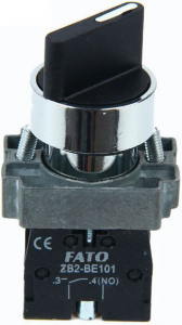 INTERRUTTORE MOMENTANEO N/O DUE POSIZIONI CB2-BD41 FATO 600V 10A