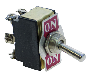 DOPPIO DEVIATORE A LEVETTA DA PANNELLO ON-OFF-ON