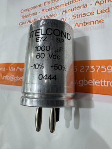 CONDENSATORE ELETTROLITICO ITELCOND 1000uF 60Vdc Banana Terminal