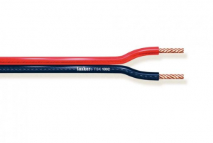 TASKER Piattina rossonera TRASPARENTE RAME per casse acustiche 2x1,50mm