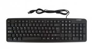 TASTIERA QWERTY CON FILO NERA