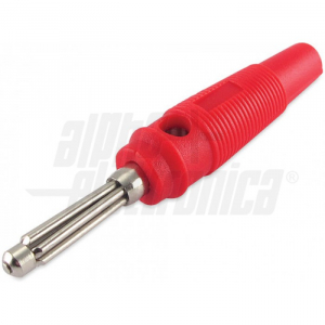 SPINA BANANA ROSSA Ø4mm FISSAGGIO CAVO A VITE