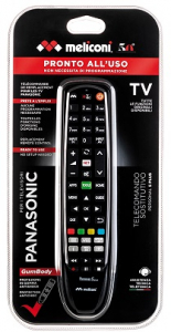 MELICONI TELECOMANDO ORIGINALE PER PANASONIC CON GUSCIO IN GOMMA