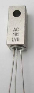 AC181 TRANSISTOR GERMANIO NPN TO1