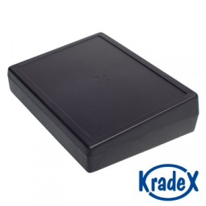 Contenitore plastico a leggio- 46x140x190 mm NERO