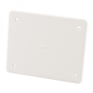 Coperchio per scatola di derivazione da incasso dimensioni esterne 119 mm x 96 mm BIANCO