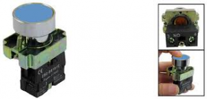 Pulsante industriale da pannello 10A 600V - Blu