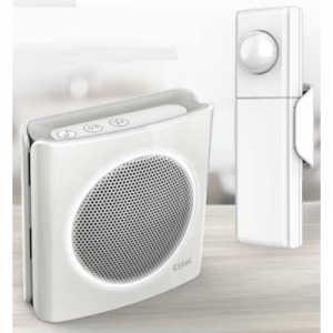 EXTEL Dibi Moov-Campanello wireless con luce flash e rilevatore di movimento PIR 200MT