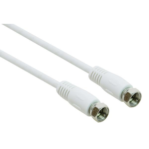 CAVETTO TV 1,5MT RG59 SPINA F-SPINA F BIANCO