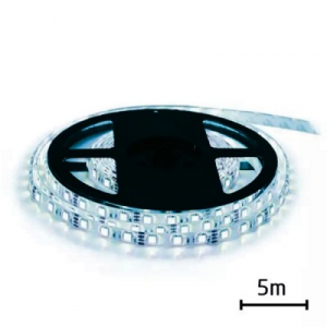 STRISCIA LED alta luminosità a LED bianco luce fredda ice blue - 300 LED - 5 m 12VDC