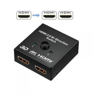 Switch HDMI Bidirezionale 1 IN 2 OUT - 2 IN 1 OUT 3D 4K
