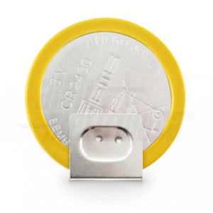 PILA BOTTONE LITIO CR2430 3V 270mA CONTATTI A SALDARE ORIZZONTALE