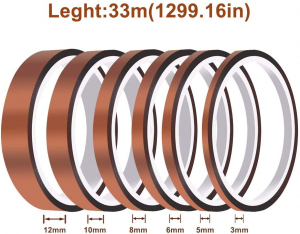 NASTRO ADESIVO TERMICO KAPTON 03mm