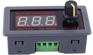 PWM MOTOR SPEED  CONTROLLER MODULE  DIMMER con SWITCH e  DISPLAY 9-60VDC 12A