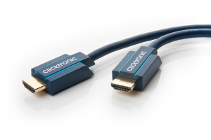 CLICKTRONIC casual Cavo HDMI™ ad altissima velocità 8K@60 Hz HDR OFC PLACCATO ORO 24KT 1,5MT