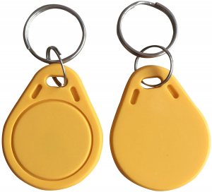 RFID TAG NFC CHIAVE PORTACHIAVI  Keyfobs 13.56 MHz ATF - GIALLO